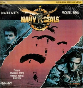 Navy Seals Laserdisc LD 1991 Charlie Sheen Michael Biehn - Picture 1 of 2