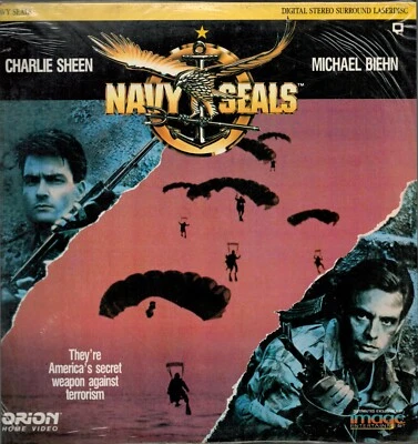 Navy Seals Laserdisc LD 1991 Charlie Sheen Michael Biehn - Image 1 of 2