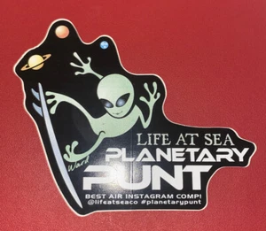 LIFE AT SEA PLANETARY PUNT Bumpersticker Vinyl Decal by Tim Ward FREE SHIPPING - Foto 1 di 3