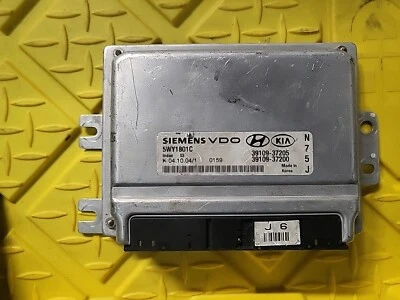 Unidad de módulo de control informático Hyundai Tucson 2005 motor ecu ecm fabricante de equipos originales 39109-37205 Foto 1 de 3