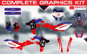 Husqvarna FC FE TE TC 65 85 125 250 450 2013-2025 complete graphics kit 21 mil - Picture 1 of 9