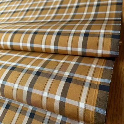 Tela a rayas japonesa de seda pura Ishima Oshima 38x162 cm remanente hecha a mano Foto 1 de 4