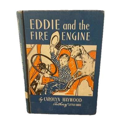 EDDIE and the FIRE ENGINE, 1949, Childrens Vintage Book - Image 1 of 4