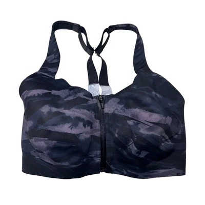 Victoria's Secret Knockout Front-Close Sports Bra Dreamy Zebra Size 32DDD - Image 1 of 4