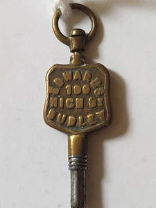 Edwards 190 High St Dudley Advertising Pocket Watch Key - Picture 1 of 2