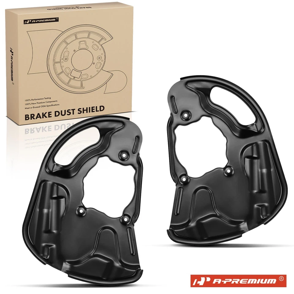 Protector antipolvo de freno delantero A-Premium 2 piezas para Mercedes-Benz CLK63 AMG 2008 C63 AMG Foto 1 de 4