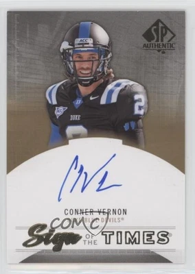 2013 SP Authentic Sign of the Times Conner Vernon #ST-CV Rookie Auto RC - Image 1 of 2