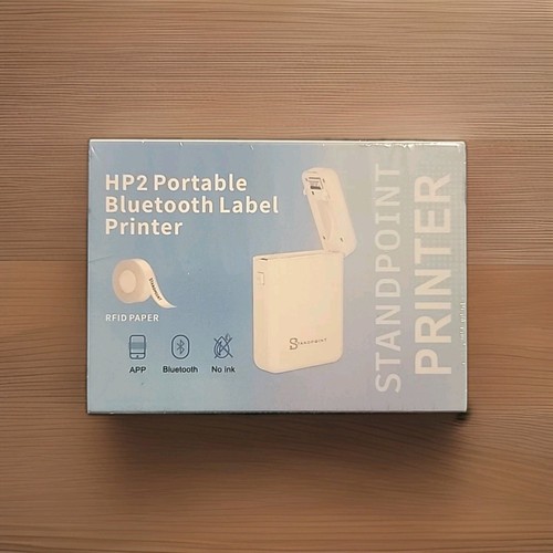 Standpoint HP2 Portable Bluetooth Label Printer with RFID Tape ...