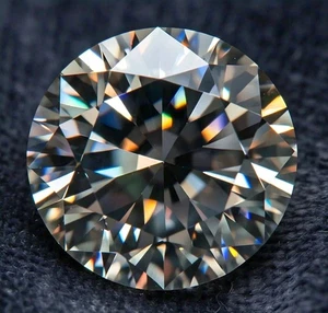6.03 CT Natural D Color Lab Grown Diamond Round Cut Certified VVS1 CVD clarity - Picture 1 of 13