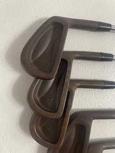 Bridgestone J’s MIURA FORGED Iron set  3-PW RAW Bronze Oxide Rifle 5.5 NEW GRIPS - Picture 1 of 7