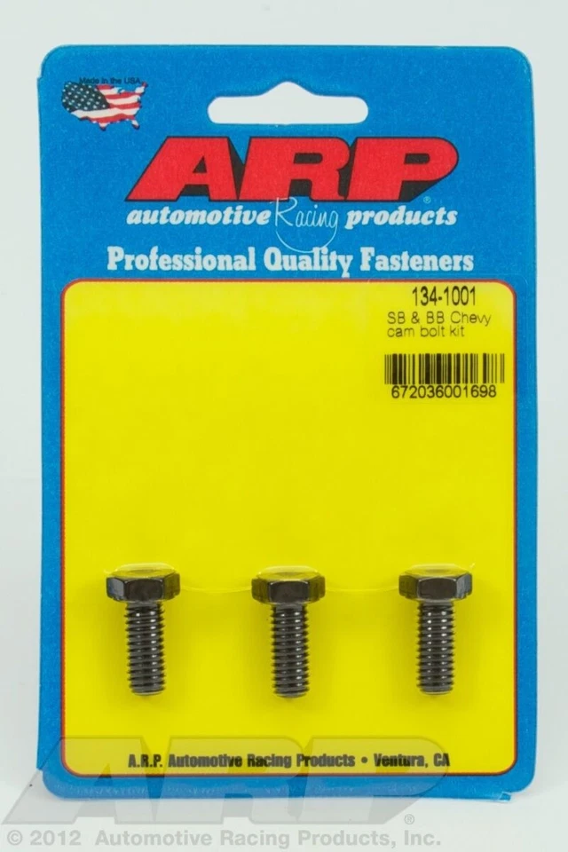 ARP 134-1001 Cam Bolt Kit High Performance Series 3pieces