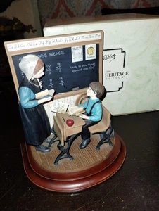 The Amish Heritage Collection School Days Figurine Emma & William Limited 1st - Picture 1 of 16