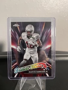 2024 Topps Chrome Marvin Harrison Jr Future Stars Refractor Insert RC #FS-8 - Picture 1 of 2