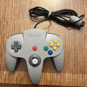 Nintendo 64 GRAY Controller N64 Official OEM Authentic Tested Tight Stick - Picture 1 of 7