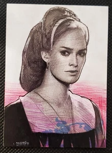 sketch card QUEEN CERSEI thrones game CHARLERS HALL aceo not topps LENA HEADEY - Picture 1 of 7