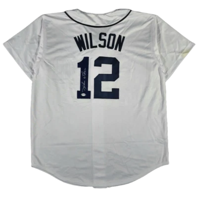 Glenn Wilson Signed Autograph Detroit Tigers Jersey - PSA/DNA COA - Image 1 of 2