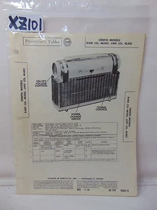 SAMS PHOTOFACT FOLDER MANUAL & SCHEMATIC RADIO ZENITH K401 L401 CH. 4K40 4L40 - Picture 1 of 2
