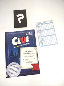 2015 Clue Game Ersatzanleitung Regeln, vertrauliche Umschläge, Partitur  - Bild 1 von 12