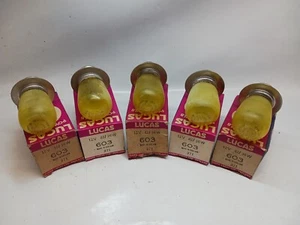LUCAS 603 - Lot de 6 ampoules jaunes 12V 42/36W P22d RH Drive - Picture 1 of 3