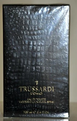 TRUSSARDI UOMO 100ml EDT MENS GENUINE PERFUME VINTAGE ORIGINAL OLD FORMULA RARE - image 1 of 4