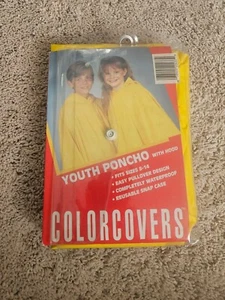 Kids Colorcovers Youth Rain waterproof poncho with hood (brand new) - Picture 1 of 3
