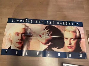 Siouxsie & The Banshees Peep Show promo poster 35X17 folded - Picture 1 of 1