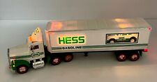 1992 Hess Toy Truck 18 Wheeler and Race Car - Lights Work!! - Free Shipping