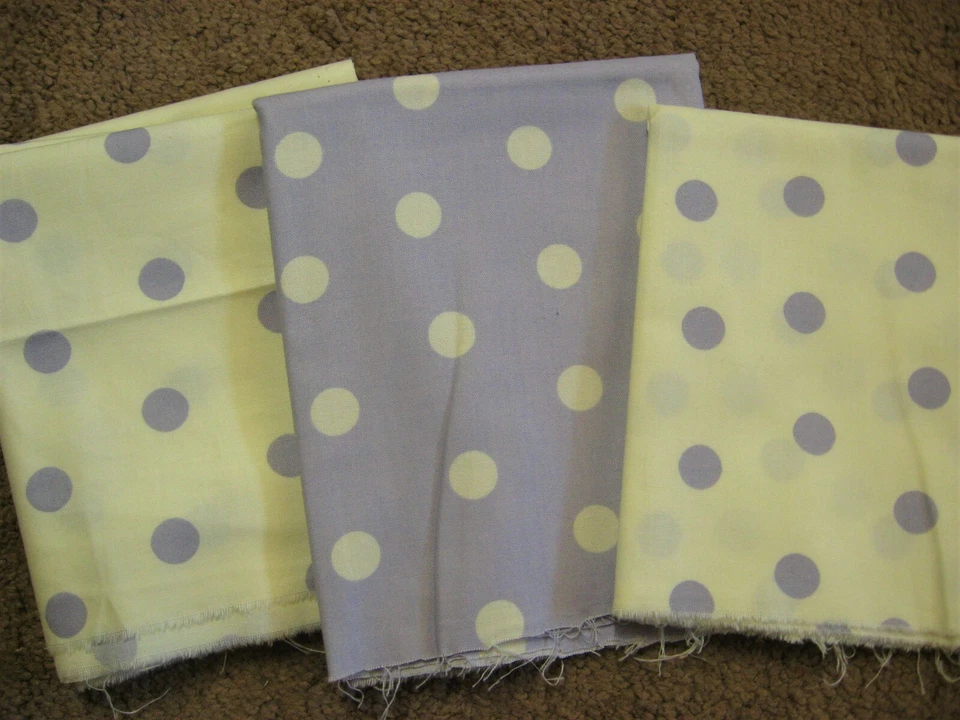 All About Dots by Michelle Blackhurst of Morning Glories Purple Polka Dot Lot - Image 1 of 1