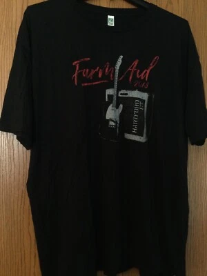 Farm Aid 2018 - Black - 3X -Nelson/Mellencamp/N. Young/Stapleton -3X  - Image 1 of 3