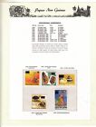 Papua New Guinea 1994 Provisional Overprints set of 11 stamps. Very Rare.  MUH.
