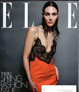 Elle The Big Spring Fashion Issue Starting Vittoria Ceretti - Picture 1 of 1