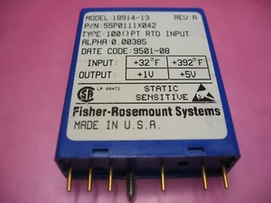 Fisher-Rosemount RTD Input Module 55P0111X042 / CL6857X1-A10 / 18914-13 - Picture 1 of 1