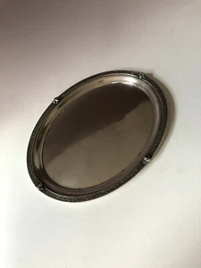 Silbertablett -  Kaiserl. Königl. Hoflieferant -  Koch & Bergfeld,Bremen. - Bild 1 von 6