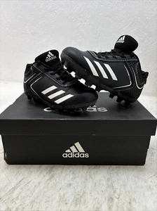 Adidas Kids Size 10k Baseball Cleats Black, Some Signs Of Wear, In Box - Picture 1 of 11