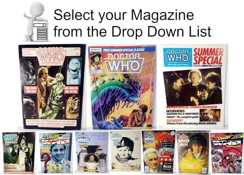 1980s-90s Doctor Who Marvel UK Comic Magazine Specials Editions— Your Choice Cover
