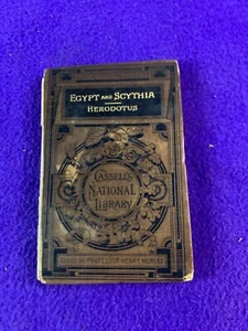 1886 EGYPT AND SCYTHIA Described Herodotus Cassell's National Library Hardcover  - Picture 1 of 4