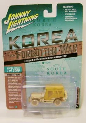 WILLYS MB JEEP KOREA THE FORGOTTEN WAR V/A JOHNNY WHITE LIGHTNING CHASE 2023 - Image 1 of 4