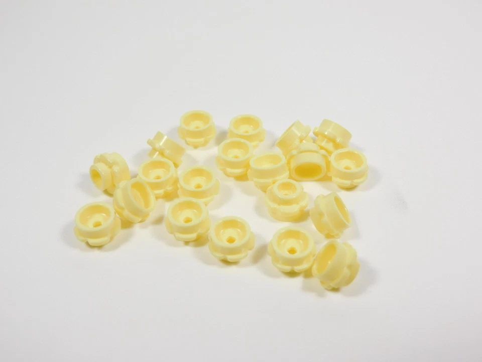 乐高 20 酷粉彩黄色 1x1 花植物迷你公仔 M1 — 第 1/1 张图片