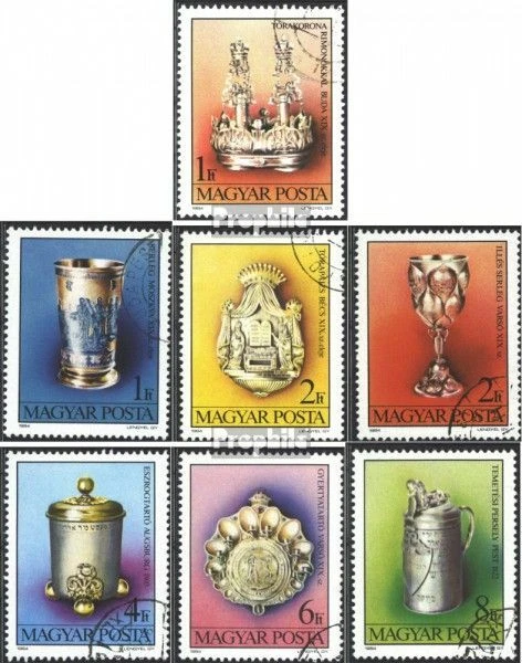 Hungría 3718A-3724A usado 1984 judío. Artesanía del siglo XIX. Foto 1 de 1