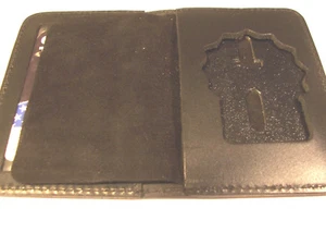 New York City Police Dept. - Detective Cut-Out Recessed Shield & ID Book Wallet - Picture 1 of 2