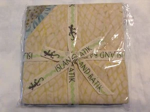 Island Batik Stamps 21 Fabrics  42  5 Inch Squares Trade winds - Picture 1 of 3
