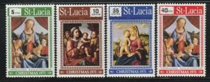 ST LUCIA CHRISTMAS STAMPS 1971 MNH - XMAS84 - Picture 1 of 1