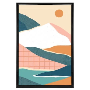20x30 Rounded Black Poster Frame - Picture 1 of 6