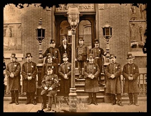 NEW YORK CITY POLICE DEPT. 20th Precinct 1880 8x10 Photograph RP - Picture 1 of 1