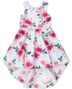 Speechless Little Girls Floral High-Low Dress - Size 6 - Picture 1 of 1