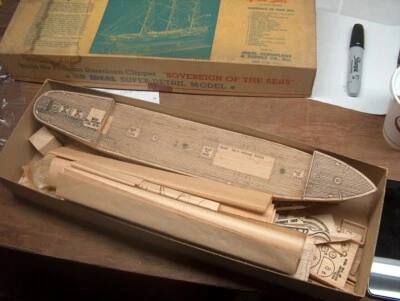 Kit Modelo Barco Avión Ideal - SOVEREIGN OF THE SEAS 1/66 Foto 1 de 4