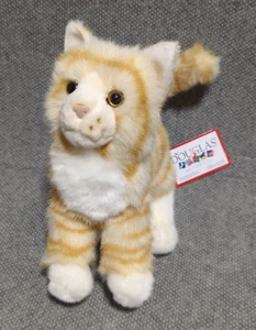Douglas Plush Tiffy Cat 10" Standing Light Orange Striped Tabby 1865 NEW w/Tag - Bild 1 von 12