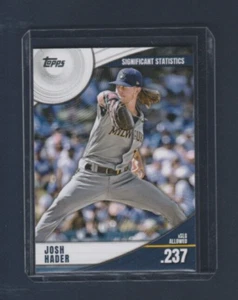 2022 Topps Series 2 Baseball Significant Statistics # SS-22 Josh Hader - Picture 1 of 2