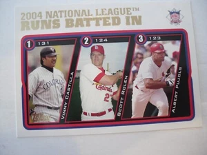 2005 Topps #346 2004 Lega Nazionale Runs Battuto In - Foto 1 di 2