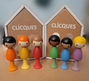 Clicques Magnetic Wooden  Dolls - Rainbow Boys SOLD OUT - Picture 1 of 1